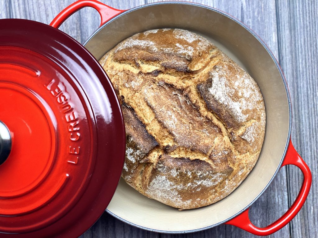 Bierbrot Im Gusseisentopf