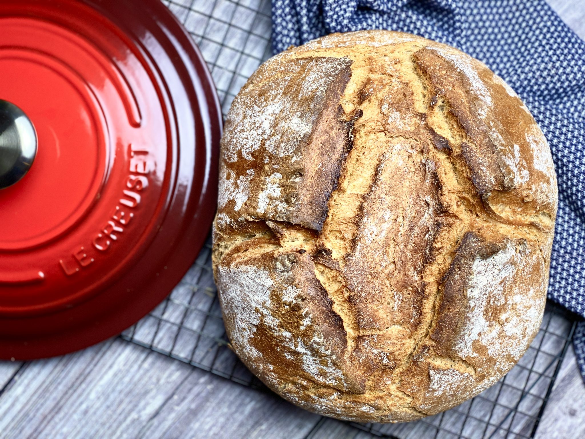 Bierbrot Im Gusseisentopf